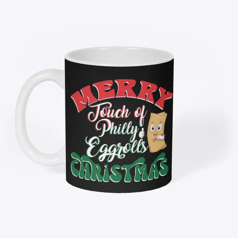 Merry Christmas touch of Philly eggrolls