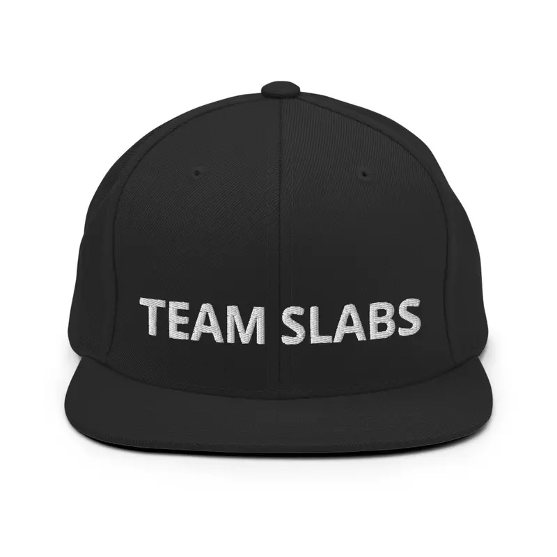 TEAM SLABS Snab backs embroidered