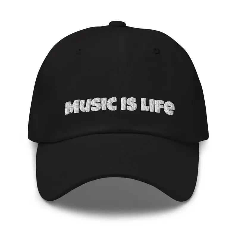 Music Is Life baseball cap